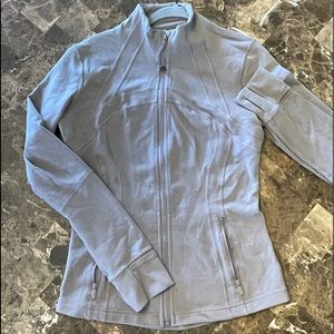 lululemon define jacket! full zip, mauve color, gently used, and size 8!